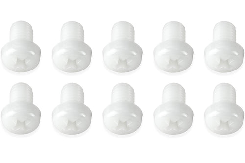 BenchCraft M8 x 12mm Nylon Screws - White (10 Pack) BCT5040-006