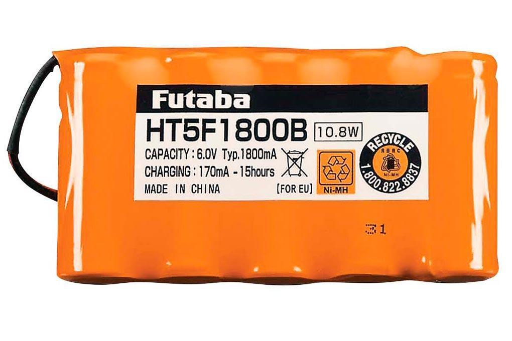 Futaba 1800mah 5s 6v Nimh Transmitter Battery With Futaba Connector Futm1484 Motion Rc 9414