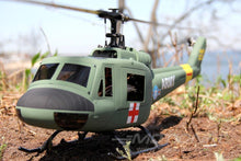 Load image into Gallery viewer, RotorScale UH-1A Huey Medic Green 450 Size Helicopter - PNP - (OPEN BOX) RSH0003P(OB)
