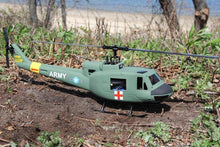 Load image into Gallery viewer, RotorScale UH-1A Huey Medic Green 450 Size Helicopter - PNP - (OPEN BOX) RSH0003P(OB)
