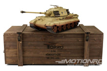 Load image into Gallery viewer, Torro German King Tiger 1/16 Scale Heavy Tank - RTR - (OPEN BOX) TOR1112200701(OB)
